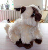 Toy - LightningStore Adorable Cute Brown And White Monkey Dog Puppy Dolls Realistic Looking Stuffed Animal Plush Toys Plushie Children's Gifts Animals