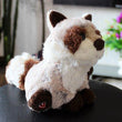Toy - LightningStore Adorable Cute Brown And White Patterned Racoon Doll Realistic Looking Stuffed Animal Plush Toys Plushie Children's Gifts Animals