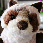 Toy - LightningStore Adorable Cute Brown And White Patterned Racoon Doll Realistic Looking Stuffed Animal Plush Toys Plushie Children's Gifts Animals