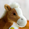 Toy - LightningStore Adorable Cute Brown And White Standing Horse Pony Doll Realistic Looking Stuffed Animal Plush Toys Plushie Children's Gifts Animals