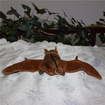 Toy - LightningStore Adorable Cute Brown Bat Stuffed Animal Doll Realistic Looking Plush Toys Plushie Children's Gifts Animals + Toy Organizer Bag Bundle