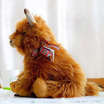 Toy - LightningStore Adorable Cute Brown Cow Bull Yak Bison Doll Realistic Looking Stuffed Animal Plush Toys Plushie Children's Gifts Animals + Toy Organizer Bag Bundle