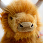 Toy - LightningStore Adorable Cute Brown Cow Bull Yak Bison Doll Realistic Looking Stuffed Animal Plush Toys Plushie Children's Gifts Animals + Toy Organizer Bag Bundle
