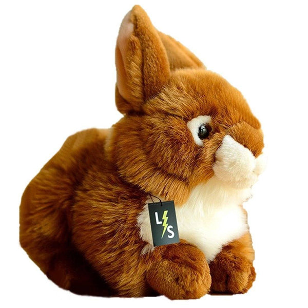 Toy - LightningStore Adorable Cute Brown Rabbit Bunny Stuffed Animal Doll Realistic Looking Plush Toys Plushie Children's Gifts Animals