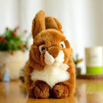Toy - LightningStore Adorable Cute Brown Rabbit Bunny Stuffed Animal Doll Realistic Looking Plush Toys Plushie Children's Gifts Animals
