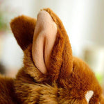 Toy - LightningStore Adorable Cute Brown Rabbit Bunny Stuffed Animal Doll Realistic Looking Plush Toys Plushie Children's Gifts Animals