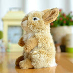 Toy - LightningStore Adorable Cute Brown Rabbit Stuffed Animal Doll Realistic Looking Plush Toys Plushie Children's Gifts Animals