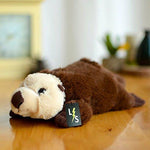 Toy - LightningStore Adorable Cute Brown Sea Otter Beaver Stuffed Animal Doll Realistic Looking Plush Toys Plushie Children's Gifts Animals + Toy Organizer Bag Bundle