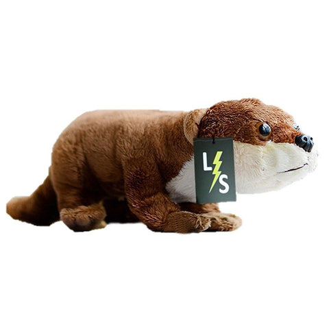 Toy - LightningStore Adorable Cute Brown Siberian Weasel Otter Beaver Doll Realistic Looking Stuffed Animal Plush Toys Plushie Children's Gifts Animals
