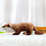 Toy - LightningStore Adorable Cute Brown Siberian Weasel Otter Beaver Doll Realistic Looking Stuffed Animal Plush Toys Plushie Children's Gifts Animals