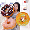 Toy - LightningStore Adorable Cute Colorful Rainbow Donut Pillow Cushion Doll Realistic Looking Plush Toys Plushie Children's Gifts Animals