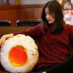 Toy - LightningStore Adorable Cute Egg Pillow Cushion Stuffed Animal Doll Realistic Looking Plush Toys Plushie Children's Gifts Animals + Toy Organizer Bag Bundle