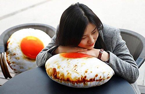 Toy - LightningStore Adorable Cute Egg Pillow Cushion Stuffed Animal Doll Realistic Looking Plush Toys Plushie Children's Gifts Animals + Toy Organizer Bag Bundle