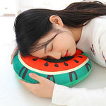Toy - LightningStore Adorable Cute Fruit Neck Pillow Kiwi Orange Watermelon Lemon Cushion Doll Realistic Looking Plush Toys Plushie Children's Gifts Animals