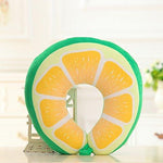Toy - LightningStore Adorable Cute Fruit Neck Pillow Kiwi Orange Watermelon Lemon Cushion Doll Realistic Looking Plush Toys Plushie Children's Gifts Animals