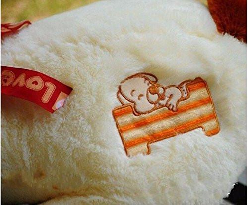Toy - LightningStore Adorable Cute Giant Big Large Sleeping Jack Russell Dog Doll Realistic Looking Stuffed Animal Plush Toys Plushie Children's Gifts Animals + Toy Organizer Bag Bundle
