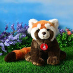 Toy - LightningStore Adorable Cute Giant Large Orange Fox Panda Racoon Hybrid Doll Realistic Looking Stuffed Animal Plush Toys Plushie Children's Gifts Animals