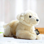Toy - LightningStore Adorable Cute Golden Retriever Labrador Puppy Baby Dog Doll Realistic Looking Stuffed Animal Plush Toys Plushie Children's Gifts Animals
