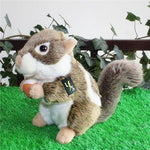 Toy - LightningStore Adorable Cute Gray Chipmunk Squirrel Stuffed Animal Doll Realistic Looking Plush Toys Plushie Children's Gifts Animals