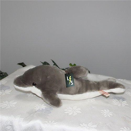 Toy - LightningStore Adorable Cute Gray Dolphin Stuffed Animal Doll Realistic Looking Plush Toys Plushie Children's Gifts Animals