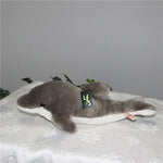 Toy - LightningStore Adorable Cute Gray Dolphin Stuffed Animal Doll Realistic Looking Plush Toys Plushie Children's Gifts Animals