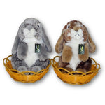 Toy - LightningStore Adorable Cute Gray Grey Brown Rabbit Bunny Stuffed Animal Doll Realistic Looking Plush Toys Plushie Children's Gifts Animals