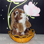Toy - LightningStore Adorable Cute Gray Grey Brown Rabbit Bunny Stuffed Animal Doll Realistic Looking Plush Toys Plushie Children's Gifts Animals