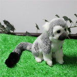 Toy - LightningStore Adorable Cute Gray Grey Squirrel Monkey Stuffed Animal Doll Realistic Looking Plush Toys Plushie Children's Gifts Animals