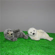 Toy - LightningStore Adorable Cute Gray Grey White Seal Stuffed Animal Doll Realistic Looking Plush Toys Plushie Children's Gifts Animals