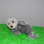 Toy - LightningStore Adorable Cute Gray Grey White Seal Stuffed Animal Doll Realistic Looking Plush Toys Plushie Children's Gifts Animals