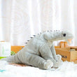 Toy - LightningStore Adorable Cute Gray Long Neck Brachiosaurus Dinosaur Doll Realistic Looking Stuffed Animal Plush Toys Plushie Children's Gifts Animals + Toy Organizer Bag Bundle