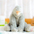 Toy - LightningStore Adorable Cute Gray Long Neck Brachiosaurus Dinosaur Doll Realistic Looking Stuffed Animal Plush Toys Plushie Children's Gifts Animals + Toy Organizer Bag Bundle
