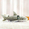Toy - LightningStore Adorable Cute Grey Gray Great White Shark Stuffed Animal Doll Realistic Looking Plush Toys Plushie Children's Gifts Animals + Toy Organizer Bag Bundle