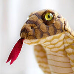Toy - LightningStore Adorable Cute King Cobra Serpent Snake Doll Realistic Looking Stuffed Animal Plush Toys Plushie Children's Gifts Animals + Toy Organizer Bag Bundle