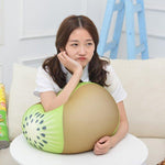 Toy - LightningStore Adorable Cute Kiwi Watermelon Fruit Pillow Cushion Stuffed Animal Doll Realistic Looking Plush Toys Plushie Children's Gifts Animals
