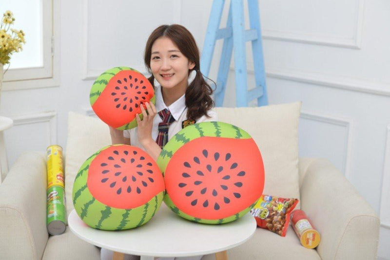 Toy - LightningStore Adorable Cute Kiwi Watermelon Fruit Pillow Cushion Stuffed Animal Doll Realistic Looking Plush Toys Plushie Children's Gifts Animals