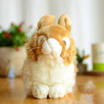 Toy - LightningStore Adorable Cute Netherland Dwarf Rabbit Bunny Stuffed Animal Doll Realistic Looking Plush Toys Plushie Children's Gifts Animals + Toy Organizer Bag Bundle
