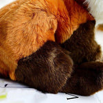Toy - LightningStore Adorable Cute Orange Racoon Panda Bear Fox Hybrid Doll Realistic Looking Stuffed Animal Plush Toys Plushie Children's Gifts Animals