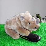 Toy - LightningStore Adorable Cute Rhinoceros Stuffed Animal Doll Realistic Looking Plush Toys Plushie Children's Gifts Animals
