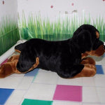 Toy - LightningStore Adorable Cute Rottweiler Puppy Dog Doll Stuffed Animal Doll Realistic Looking Plush Toys Plushie Children's Gifts Animals + Toy Organizer Bag Bundle