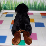 Toy - LightningStore Adorable Cute Rottweiler Puppy Dog Doll Stuffed Animal Doll Realistic Looking Plush Toys Plushie Children's Gifts Animals + Toy Organizer Bag Bundle