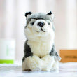 Toy - LightningStore Adorable Cute Siberian Husky Baby Puppy Dog Doll Realistic Looking Stuffed Animal Plush Toys Plushie Children's Gifts Animals