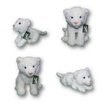 Toy - LightningStore Adorable Cute Sitting Baby White Tiger Cub Brothers Stuffed Animal Doll Realistic Looking Plush Toys Plushie Children's Gifts Animals