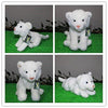 Toy - LightningStore Adorable Cute Sitting Baby White Tiger Cub Brothers Stuffed Animal Doll Realistic Looking Plush Toys Plushie Children's Gifts Animals