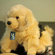 Toy - LightningStore Adorable Cute Sitting Border Collie German Sheperd Puppy Dog Stuffed Animal Doll Realistic Looking Plush Toys Plushie Children's Gifts Animals + Toy Organizer Bag Bundle