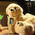Toy - LightningStore Adorable Cute Sitting Border Collie German Sheperd Puppy Dog Stuffed Animal Doll Realistic Looking Plush Toys Plushie Children's Gifts Animals + Toy Organizer Bag Bundle