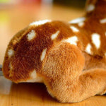Toy - LightningStore Adorable Cute Sitting Deer Baby Stuffed Animal Doll Realistic Looking Plush Toys Plushie Children's Gifts Animals