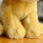 Toy - LightningStore Adorable Cute Sitting Golden Retriever Labrador Puppy Dog Stuffed Animal Doll Realistic Looking Plush Toys Plushie Children's Gifts Animals + Toy Organizer Bag Bundle