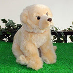Toy - LightningStore Adorable Cute Sitting Golden Retriever Stuffed Animal Doll Realistic Looking Plush Toys Plushie Children's Gifts Animals