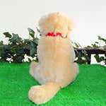 Toy - LightningStore Adorable Cute Sitting Golden Retriever Stuffed Animal Doll Realistic Looking Plush Toys Plushie Children's Gifts Animals